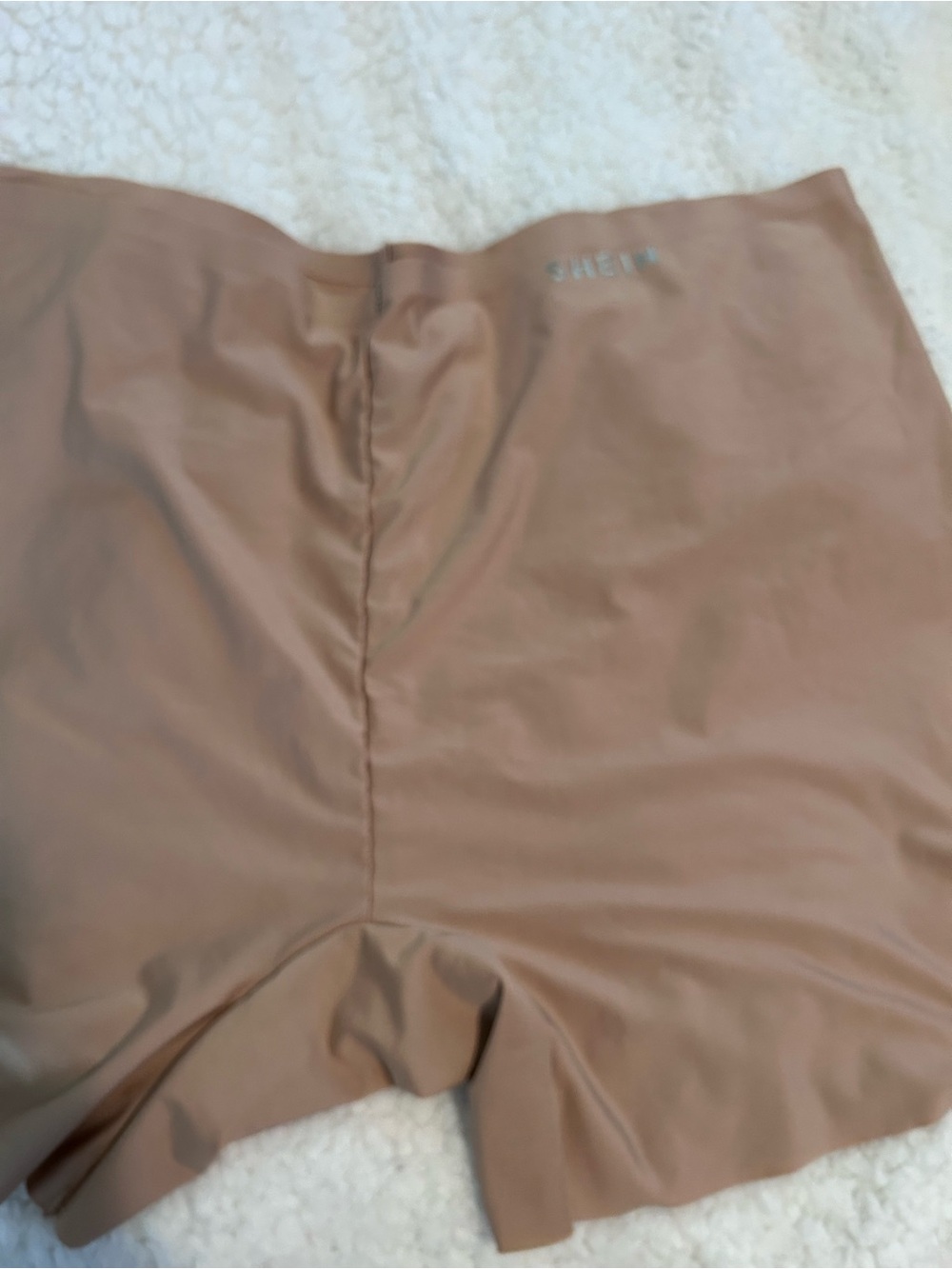 SHEIN Nude/Tan High-Waist Seamless Shapewear Shorts